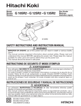 Hitachi G13SR2 Manual de usuario