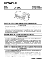 Hitachi UC 24YJ Safety Instructions And Instruction Manual