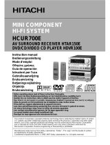 Hitachi HDVR100E Manual de usuario