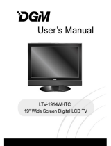 DGM LTV-1914WHTC Manual de usuario