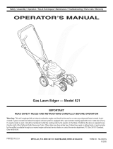 MTD Series 521 Manual de usuario