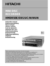 Hitachi HMDR50WUN Manual de usuario