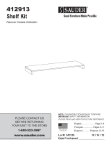 Sauder 412913 Instrucciones de operación