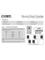 Coby DVD978 Quick Setup Manual