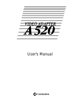 Commodore A 520 Manual de usuario