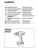 Maktec MT071 Manual de usuario