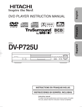 Hitachi DV-P725U Manual de usuario