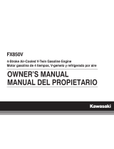 Kawasaki FX850 El manual del propietario