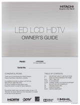 Hitachi LE42H508A El manual del propietario
