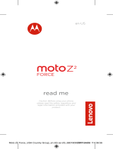 Motorola MOTO MOTO Z2 Force Getting Started