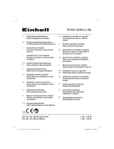 EINHELL TE-CD 18/50 Li-i BL (2x2,0Ah) Manual de usuario