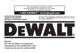DeWalt D55168 Manual de usuario