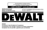 DeWalt D55250 Manual de usuario