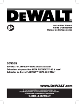 DeWalt DCV585T2 Manual de usuario