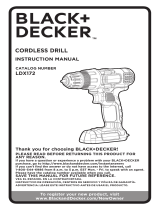 Black & Decker LDX172PK Manual de usuario
