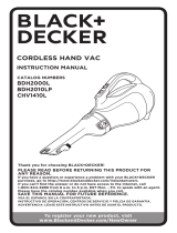 Black & Decker CHV1410L Series Manual de usuario