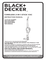 Black & Decker HSVJ520JMHS61 Manual de usuario