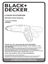 BLACK+DECKER LI2000 Manual de usuario
