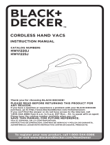 Black & Decker HWVI220J52 Manual de usuario