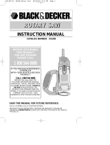 Black & Decker RS250K Manual de usuario