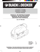 BLACK+DECKER PW1400 Manual de usuario