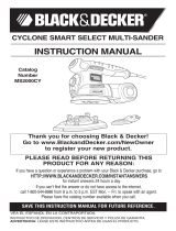Black & Decker MS2000CY Manual de usuario