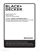 Black & Decker 1103285 Manual de usuario