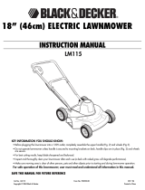 Black & Decker LM115 Manual de usuario