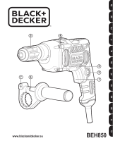 Black & Decker BEH850K Manual de usuario
