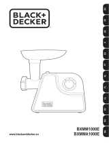 Black & Decker BXMM1000E Manual de usuario
