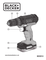 Black & Decker BDDD12 Manual de usuario