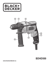 Black & Decker BDHD500 Manual de usuario