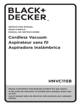 Black & Decker HNVC115B22 Manual de usuario