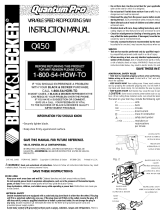 Black & Decker Q450K Manual de usuario