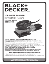 Black & Decker BDEQS300 El manual del propietario