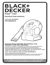 Black & Decker HFVAB320JC26 Manual de usuario