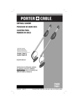 Porter-Cable 7801 Manual de usuario