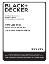 Black & Decker BDCD8C Manual de usuario