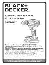 Black & Decker BDCDD220C Manual de usuario