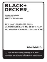 Black & Decker BDCDD120C Manual de usuario