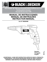 Black & Decker BDSG500 Manual de usuario