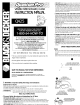 Black & Decker Q425K Manual de usuario