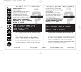 Black & Decker PS350 Manual de usuario