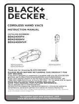 Black & Decker BDH2400HV Manual de usuario