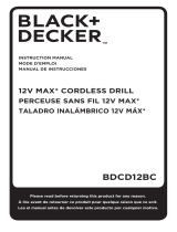 Black & Decker BDCD12BC Manual de usuario