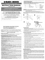 Black & Decker PS310 Manual de usuario