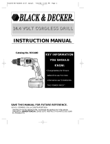 Black & Decker RD1440K Manual de usuario