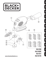 Black & Decker KA161 Manual de usuario