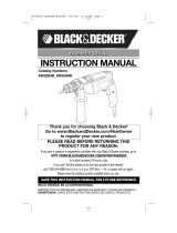 Black & Decker KR550HD Manual de usuario