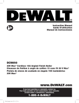 DeWalt DCN650B Manual de usuario